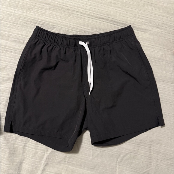 Bearbottom Black Men's Swim Trunks - Medium - Picture 1 of 1